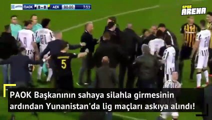 Yunanistan'da ortalık karıştı, lig maçları ertelendi!