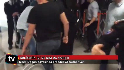 Dilek Doğan davasında arbede! Gözaltılar var