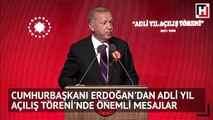 Cumhurbaşkanı Erdoğan'dan Adli Yıl Açılış Töreni'nde önemli mesajlar