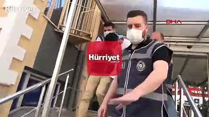 Maçka'da dehşet saçan şüpheli adliyeye sevk edildi
