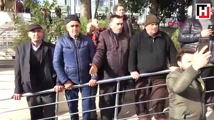 Şile'de hayvan hırsızlarına adliye önünde tepki