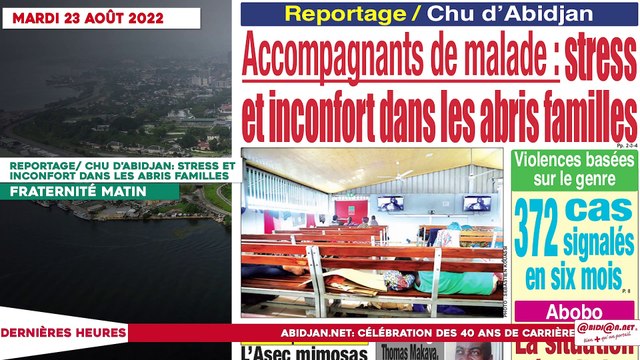 Le Titrologue du 23 Août 2022- Législatives partielles du 3 septembre- ppa-ci et fpi fuient la confrontation