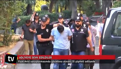 Fuat Avni soruşturmasında gözaltına alınanlar adliyede
