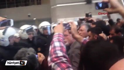 Baro başkanı Kocasakal'ın da bulunduğu gruba polis müdahale etti