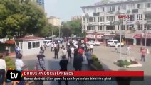 Bursa'da öldürülen genç ile sanık yakınları birbirine girdi