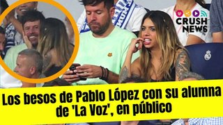 El vídeo del beso de Pablo López con su alumna de ‘La Voz’, ¡EN PÚBLICO!