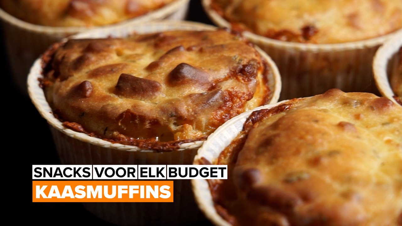 Snacks voor elk budget: Kaasmuffins