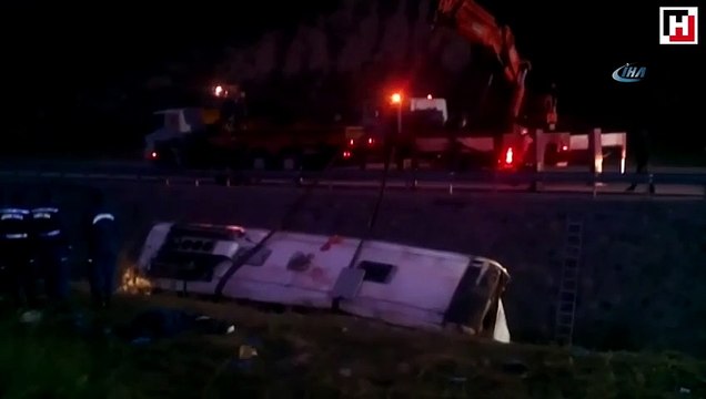 Afyonkarahisar'da otobüs kazası