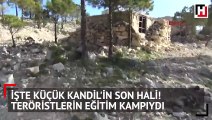 İşte Küçük Kandil'in son hali! Teröristlerin eğitim kampıydı