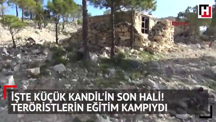 İşte Küçük Kandil'in son hali! Teröristlerin eğitim kampıydı