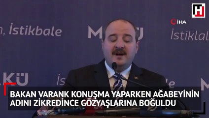 Bakan Varank'ın zor anları... Gözyaşlarına boğuldu