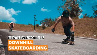 Jung und extrem: Downhill-Skateboarding