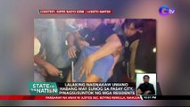 Lalaking nagnakaw umano habang may sunog sa Pasay City, pinagsusuntok ng mga residente | SONA