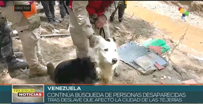 Venezuela prosigue búsqueda de desaparecidos en Las Tejerías