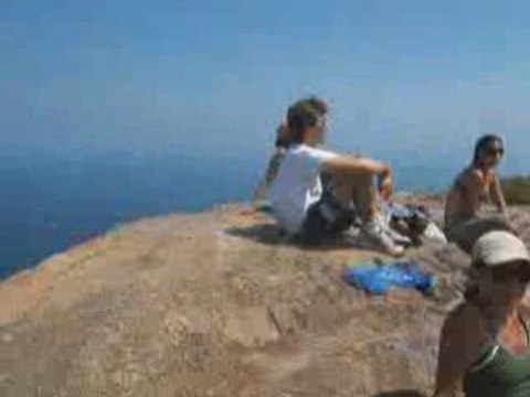 En haut de Pedra da Gavea