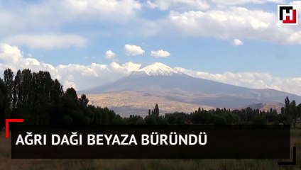 Ağrı Dağı beyaza büründü
