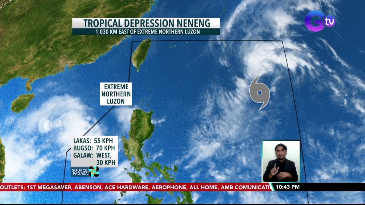 PAGASA: Posibleng mag-landfall o dumaan malapit sa Babuyan Islands o sa Batanes ang Bagyong Neneng | SONA