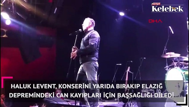 Elazığ’daki depremin ardından Haluk Levent konserini iptal etti