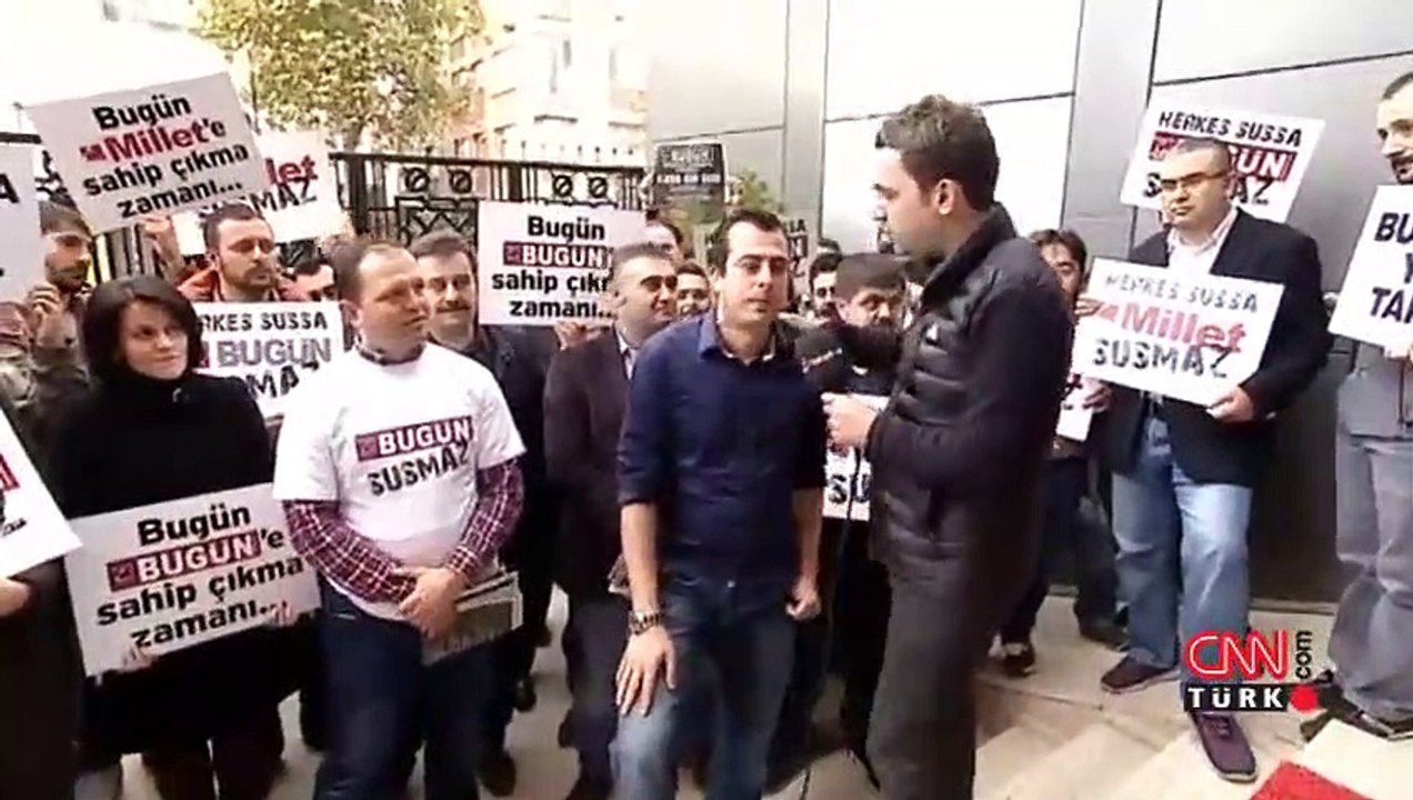 Kanaltürk muhabiri canlı yayında ağladı