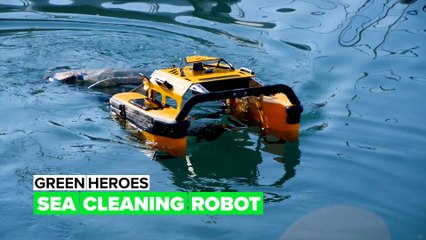 Meet the robot eating trash in the sea