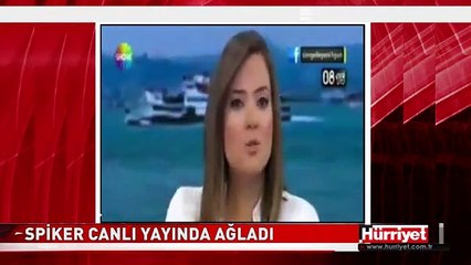 CANLI YAYINDA HÜNGÜR HÜNGÜR AĞLADI