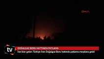 Doğalgaz boru hattında patlama