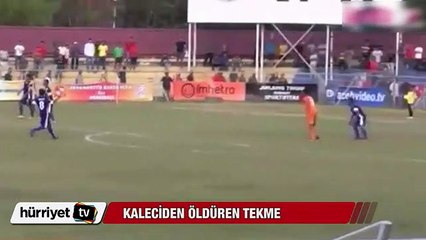 Kaleciden öldüren tekme