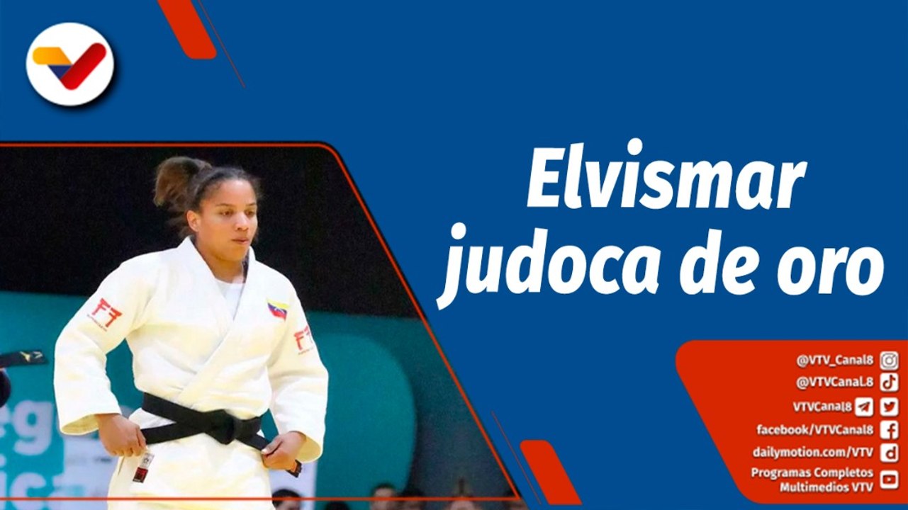 Deportes VTV | Elvismar Rodríguez se queda con el oro en judo Suramericano