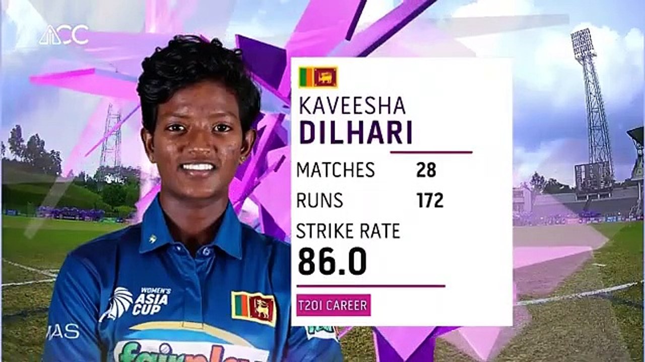 ACC Women s Asia Cup 2022 Semi Final 2 Pakistan vs Sri Lanka