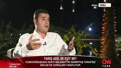 Selahattin Demirtaş: Bülent Arınç'ın kendisi şaka