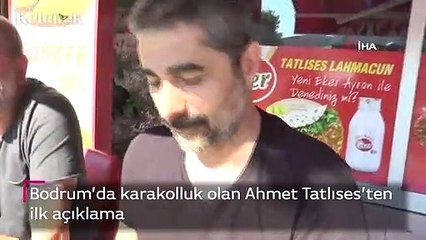 Bodrum’da karakolluk olan Ahmet Tatlıses’ten ilk açıklama