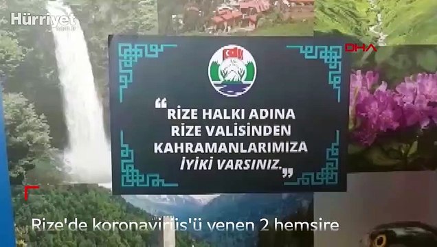 Koronavirüs'ü yenen 2 hemşire alkışlarla göreve döndü