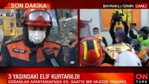 3 yaşındaki Elif 65 saat sonra enkazdan sağ çıkarıldı,  İBB İtfaiye Müdür Yardımcısı Yavuz o anları anlattı