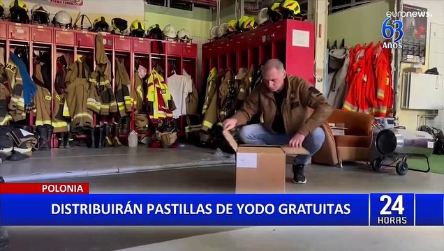 Polonia distribuye pastillas de yodo por temor a un posible desastre nuclear en Ucrania