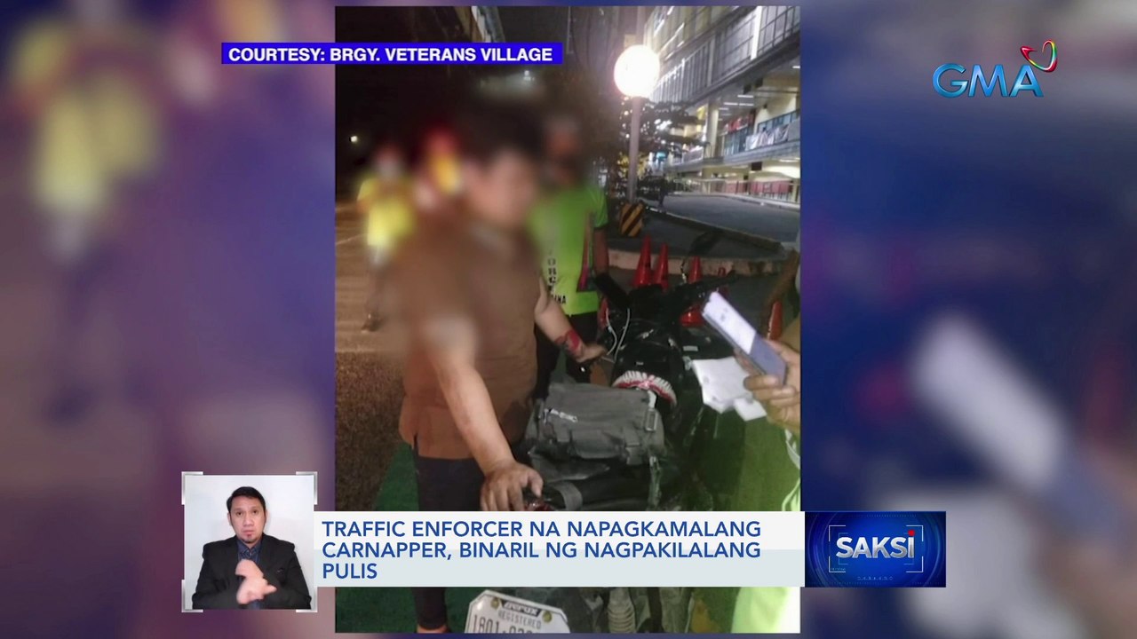 Traffic enforcer na napagkamalang carnapper, binaril ng nagpakilalang pulis | Saksi