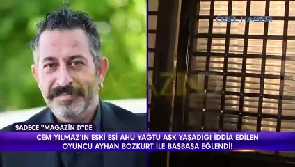 Ahu Yağtu ile oyuncu Ayhan Bozkurt baş başa eğlendi