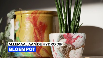 Allemaal aan de hydro dip: Pimp je bloempot