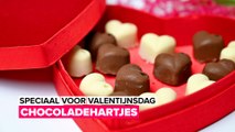 Speciaal voor Valentijnsdag: Gevulde chocoladehartjes