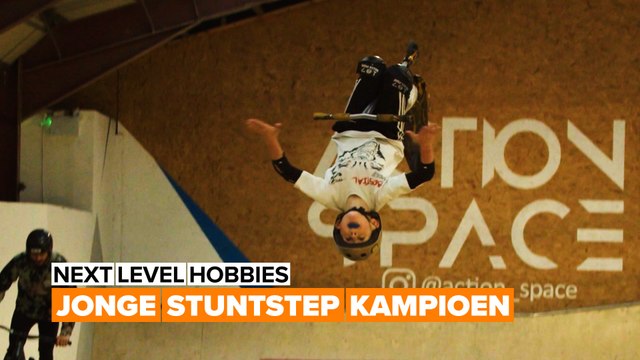 Next level hobbies: Jonge stuntstepper