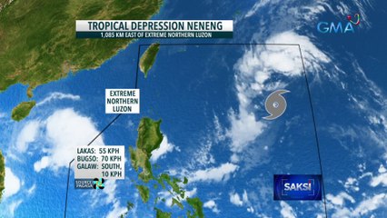Bagyong Neneng, huling namataan sa east of extreme northern Luzon | Saksi