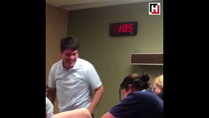 Yok böyle çocuk sevinci! 3 kızın ardından erkek gelince...