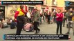 Abertzales intentan agredir a un ciudadano que portaba una bandera de España en Pamplona