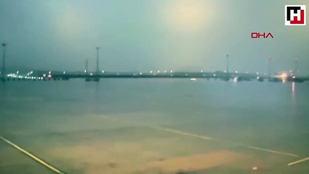 Plane skids off runway at airport in Istanbul