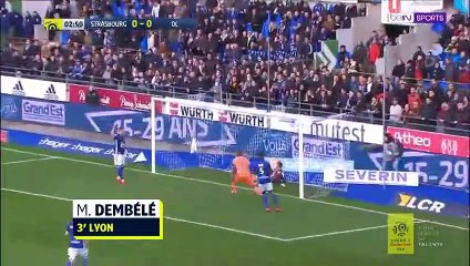 Strasbourg 2-2 Lyon (MAÇ ÖZET)
