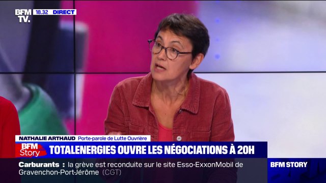 Nathalie Arthaud: J'espère qu'on arrivera jusqu'à faire cette grève générale
