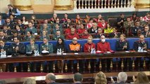 Homenaje en el Senado a las fuerzas de seguridad por su labor durante la pandemia