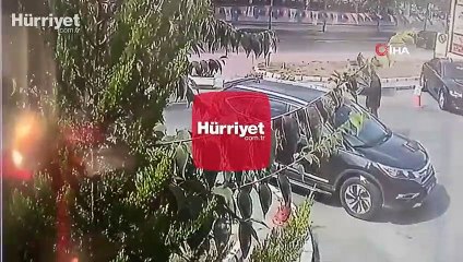 Akaryakıt istasyonunda dehşet anları kamerada