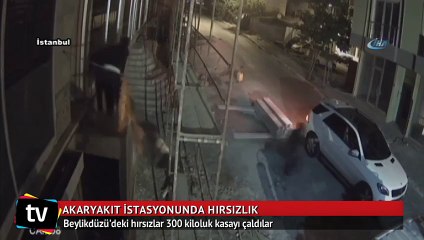 300 kiloluk kasayı böyle çaldılar