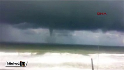 Akçakoca açıklarındaki hortum böyle görüntülendi