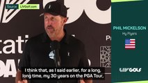 Mickelson believes LIV golfers will be on the right side of history